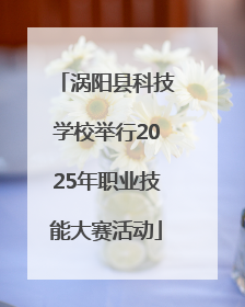 涡阳县科技学校举行2025年职业技能大赛活动