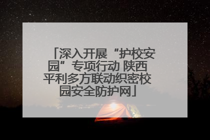 深入开展“护校安园”专项行动 陕西平利多方联动织密校园安全防护网