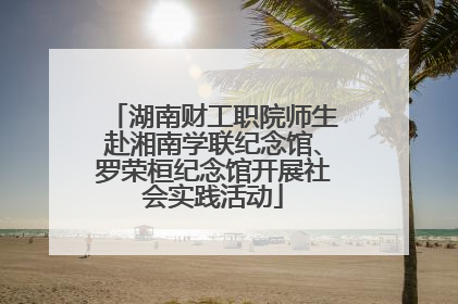 湖南财工职院师生赴湘南学联纪念馆、罗荣桓纪念馆开展社会实践活动