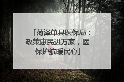 菏泽单县医保局：政策惠民进万家，医保护航暖民心
