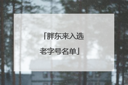 胖东来入选老字号名单