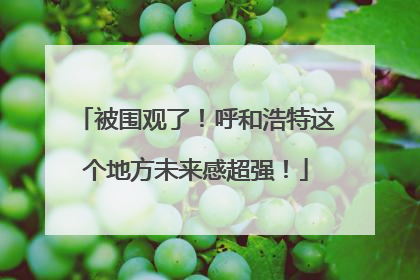 被围观了！呼和浩特这个地方未来感超强！