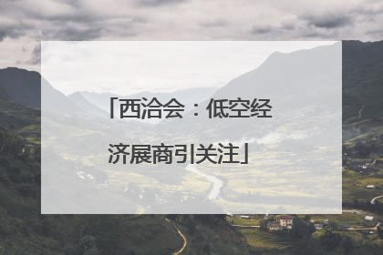 西洽会：低空经济展商引关注