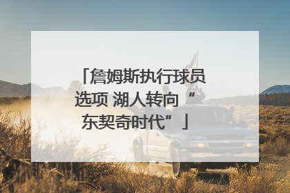 詹姆斯执行球员选项 湖人转向“东契奇时代”