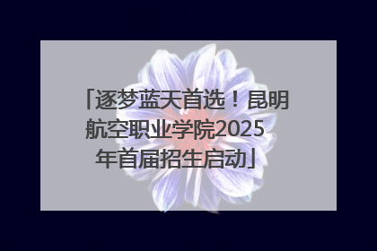 逐梦蓝天首选！昆明航空职业学院2025年首届招生启动
