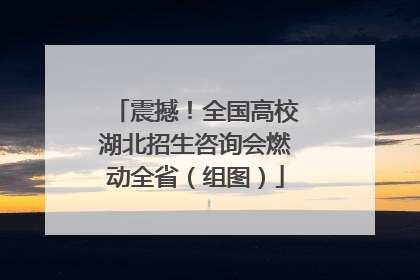 震撼！全国高校湖北招生咨询会燃动全省（组图）