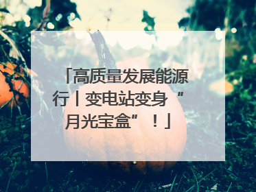 高质量发展能源行丨变电站变身“月光宝盒”！