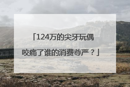 124万的尖牙玩偶 咬痛了谁的消费尊严？
