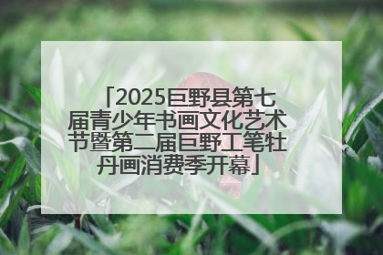 2025巨野县第七届青少年书画文化艺术节暨第二届巨野工笔牡丹画消费季开幕