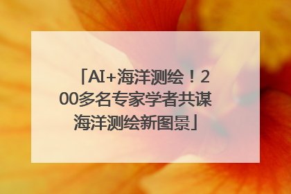 AI+海洋测绘！200多名专家学者共谋海洋测绘新图景
