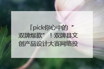 pick你心中的“双牌爆款”！双牌县文创产品设计大赛网络投票评选火热进行中